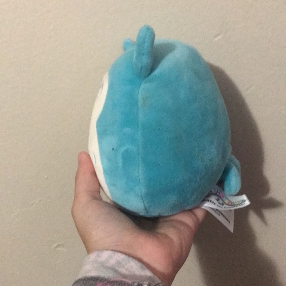 RARE SMALL Winston the Owl Squishmallow 5" Mini Plush Turquoise Blue 2018 Carrot - Picture 4 of 4